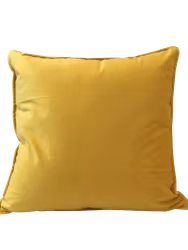 Kuddfodral Sammet Gul - 45 x 45 cm
