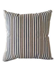Kuddfodral Randig Blå grå - 45 x 45 cm