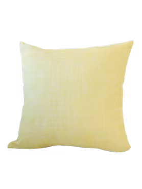 Gul Kuddfodral i Polyester 45x45cm - Trendig & Bekv"am