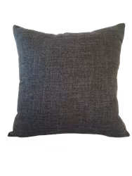 En färgat Kuddfodral , vävd kvalitet, Svart - 45 x 45 cm
