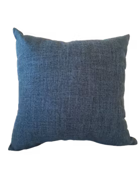 En färgat Kuddfodral , vävd kvalitet, Blå - 45 x 45 cm