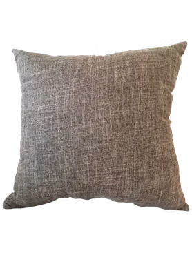 En färgat Kuddfodral , vävd kvalitet, Grå - 45 x 45 cm