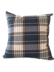 Kuddfodral Rutig Blå - 45 x 45 cm