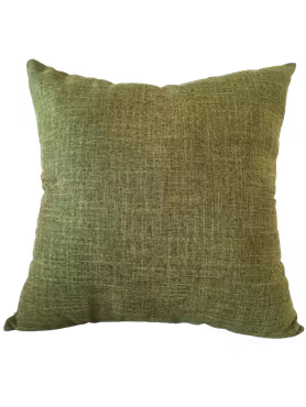 En färgat Kuddfodral , vävd kvalitet, Grön - 45 x 45 cm