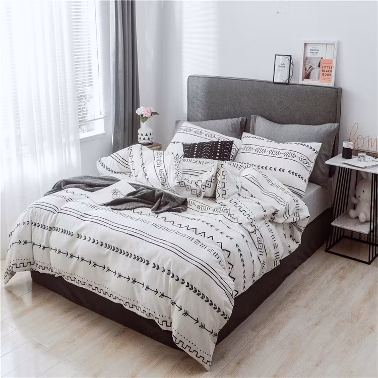 Påslakanset Boyi /264 x 299 cm / Vit / 100 %Bomull