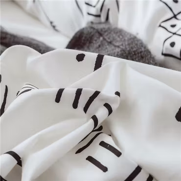 Påslakanset Boyi /264 x 299 cm / Vit / 100 %Bomull