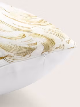 Santa Claus print kuddfodral - 45x45cm