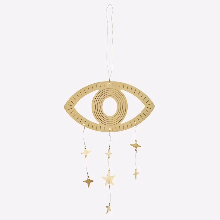 Hanging Eye Ornament With Stars