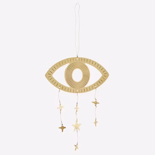 Hanging Eye Ornament With Stars