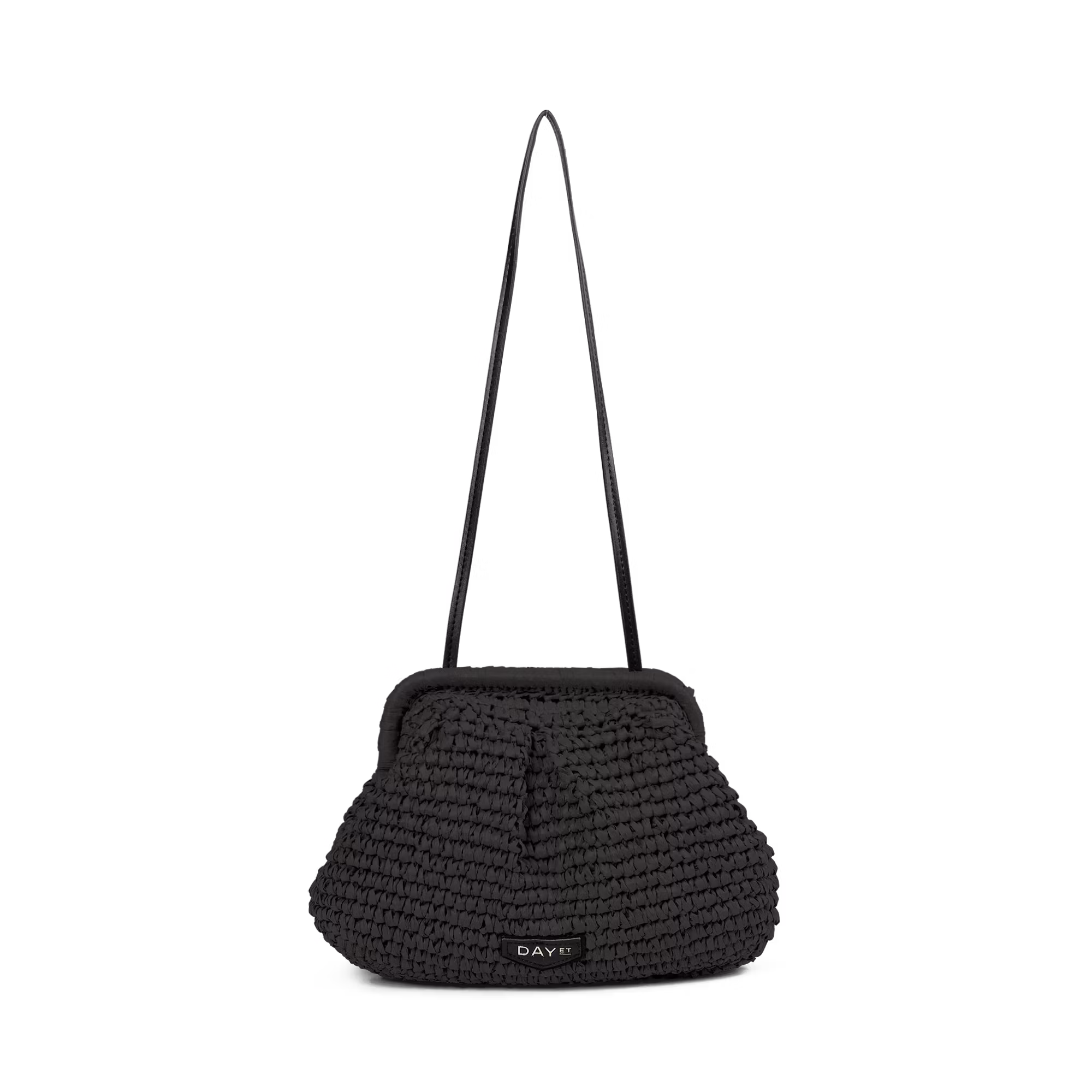 DAY CITY STRAW CLUTCH