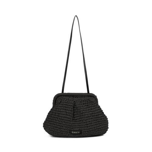 DAY CITY STRAW CLUTCH