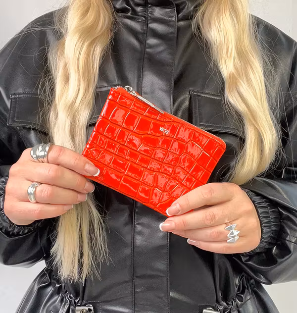 KEEPER WALLET ORANGE SNAKE