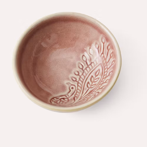 Small Dip Bowl, Old Rose