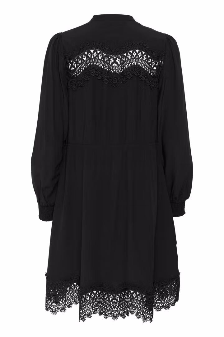 CUPEIA TIFFANY DRESS SVART