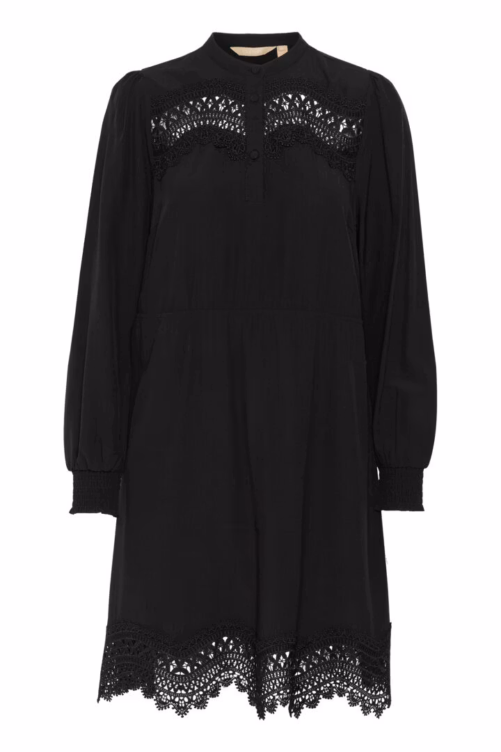 CUPEIA TIFFANY DRESS SVART