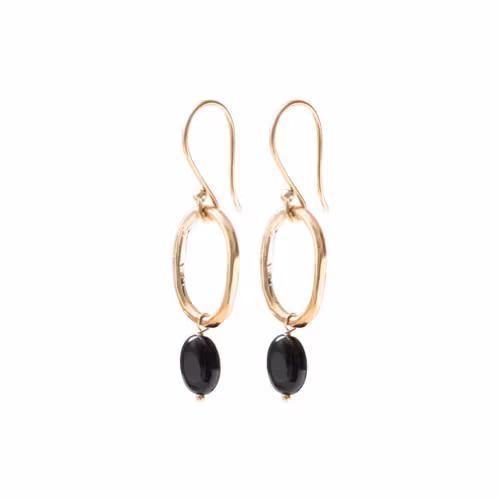 GRACEFUL EARRINGS BLACK ONYX