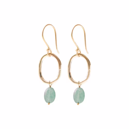 GRACEFUL EARRINGS AVENTURINE