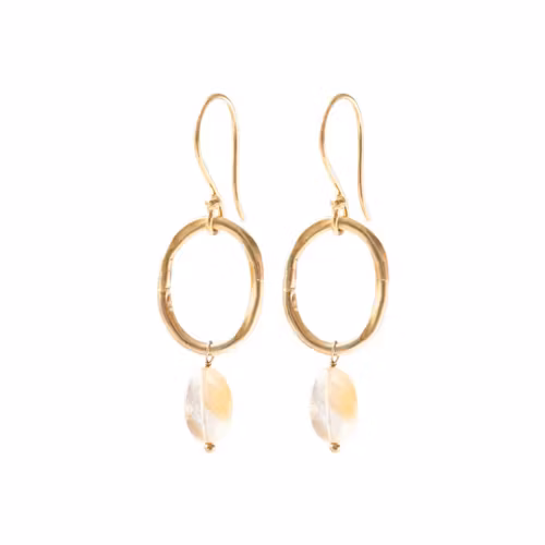 GRACEFUL EARRINGS CITRINE