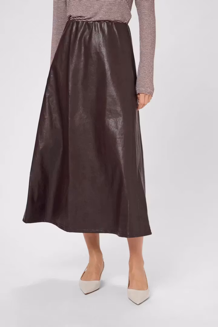 CULILLI SKIRT CHOCOLATE