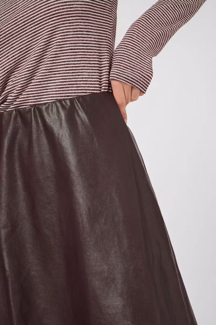 CULILLI SKIRT CHOCOLATE