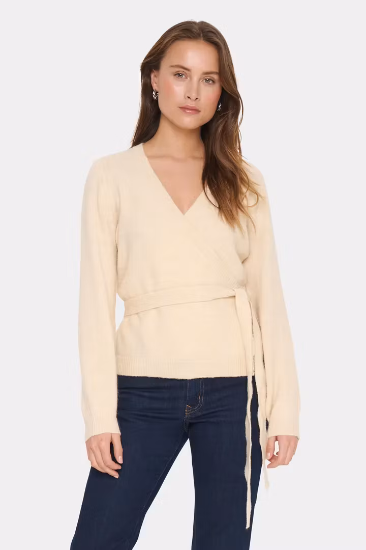 LAMASZ WRAP CARDIGAN