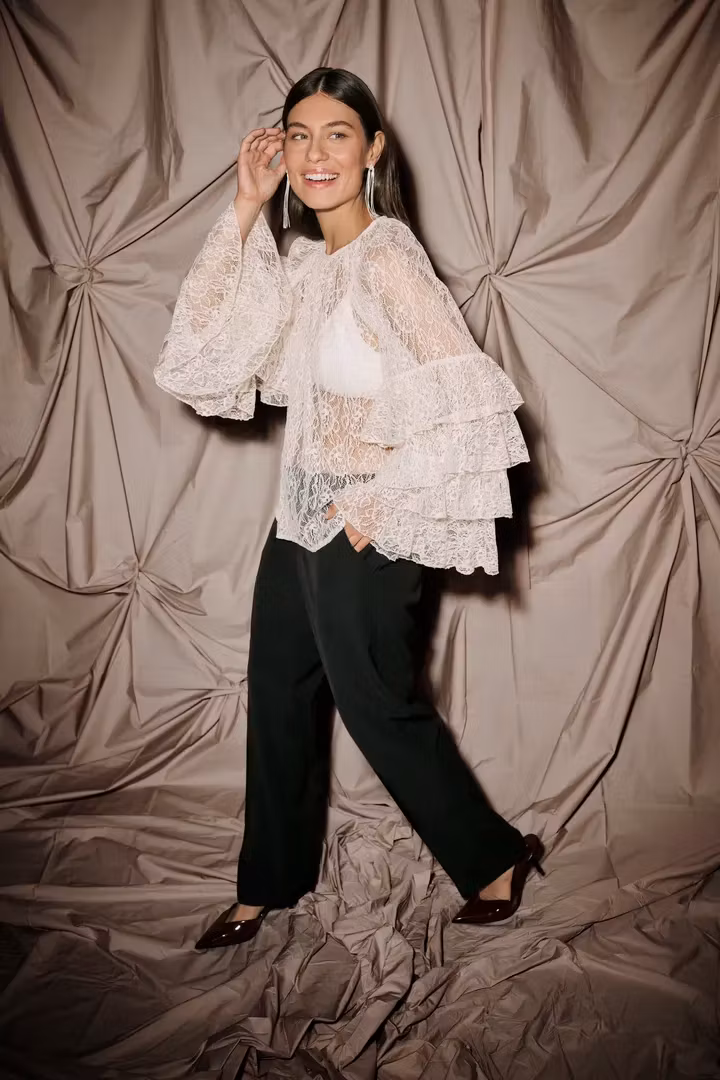 CUCLEMENCY BLOUSE WHITE