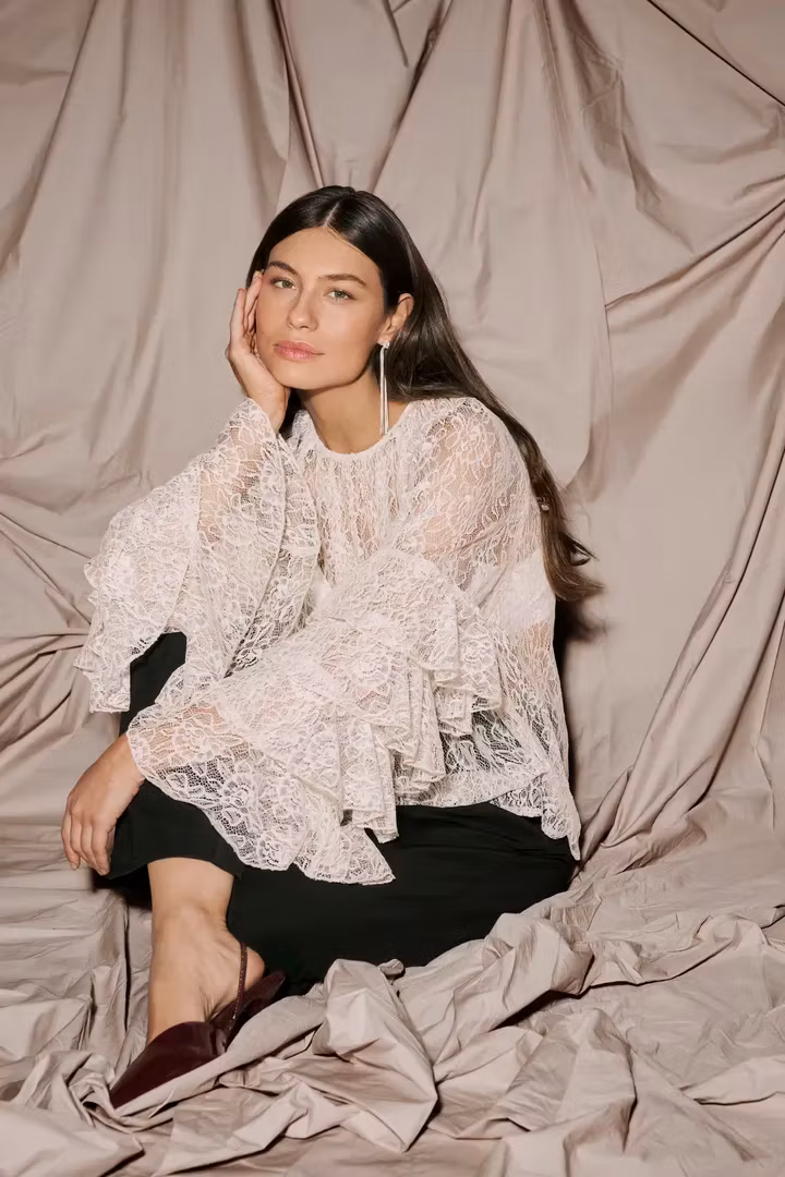 CUCLEMENCY BLOUSE WHITE