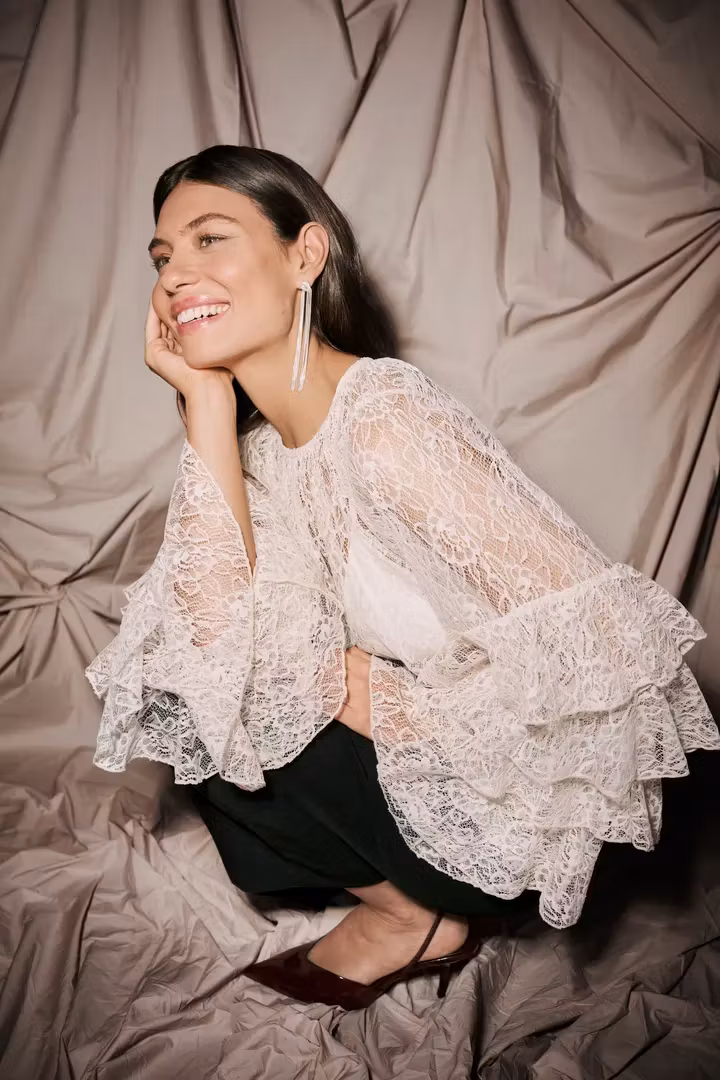 CUCLEMENCY BLOUSE WHITE
