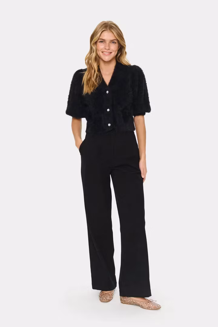 BANNISZ CARDIGAN BLACK