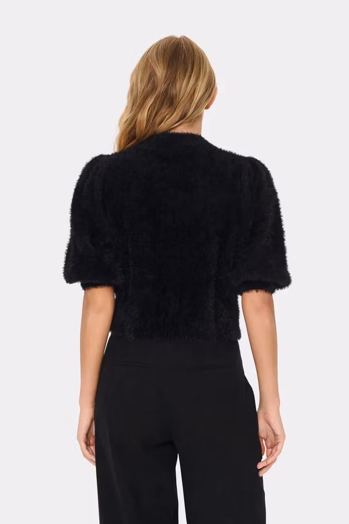 BANNISZ CARDIGAN BLACK