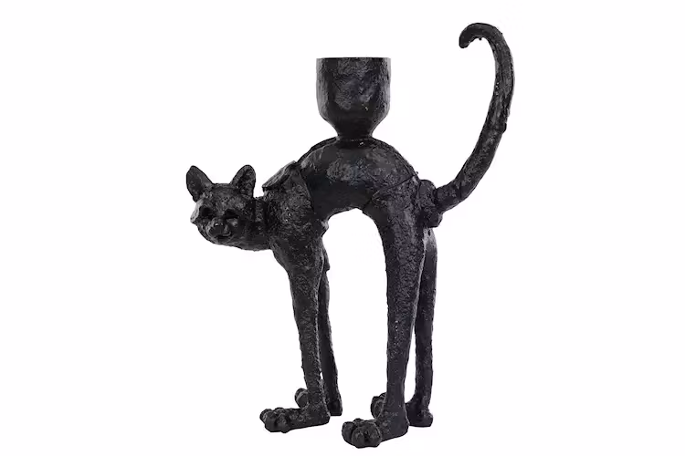 LJUSSTAKE KATT SVART/BRUN