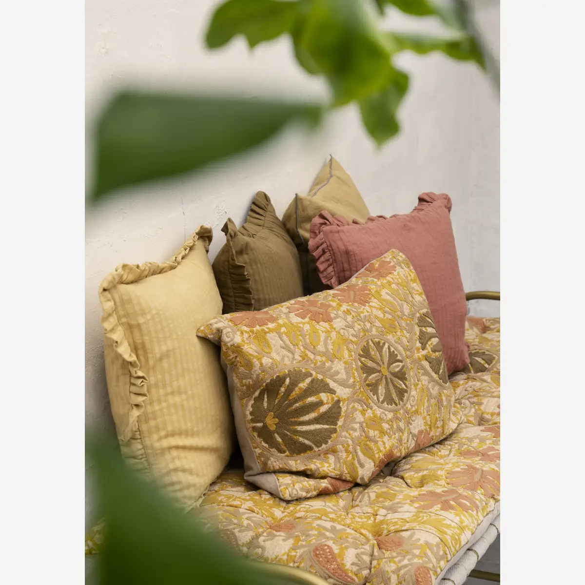 SUZANI EMBROIDERED CUSHION COVER