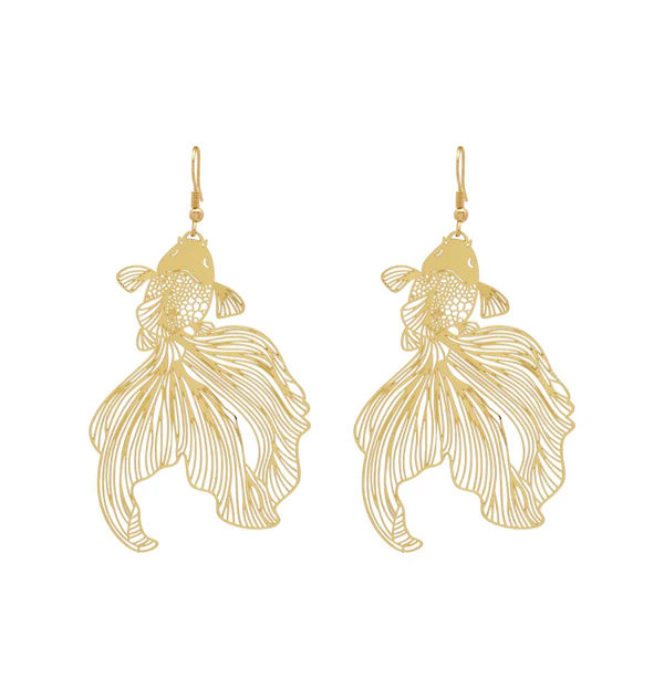 GOLDFISH EARRINGS GOLD