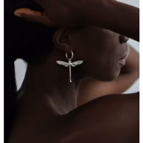 ELLIE BIG EARRING SILVER