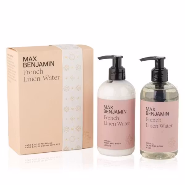 HAND & BODY WASH & LOTION GIFTSET FRENCH LINEN WATER
