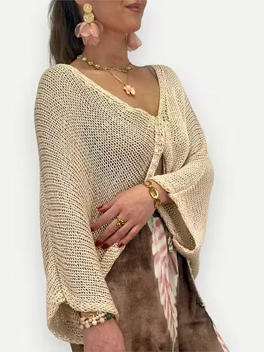 GLESSTICKAD TRÖJA MED KNUT