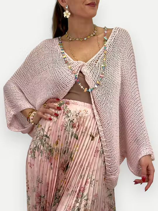 GLESSTICKAD TRÖJA MED KNUT