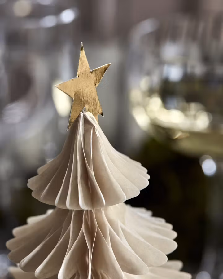 TREE PRYDNADSGRAN I 3 DELAR I OFF WHITE
