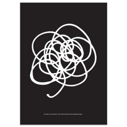 Poster Trassel Svart