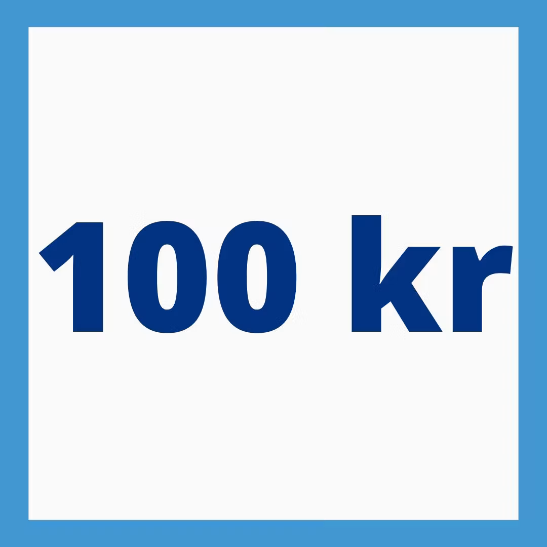 Donera 100 kr