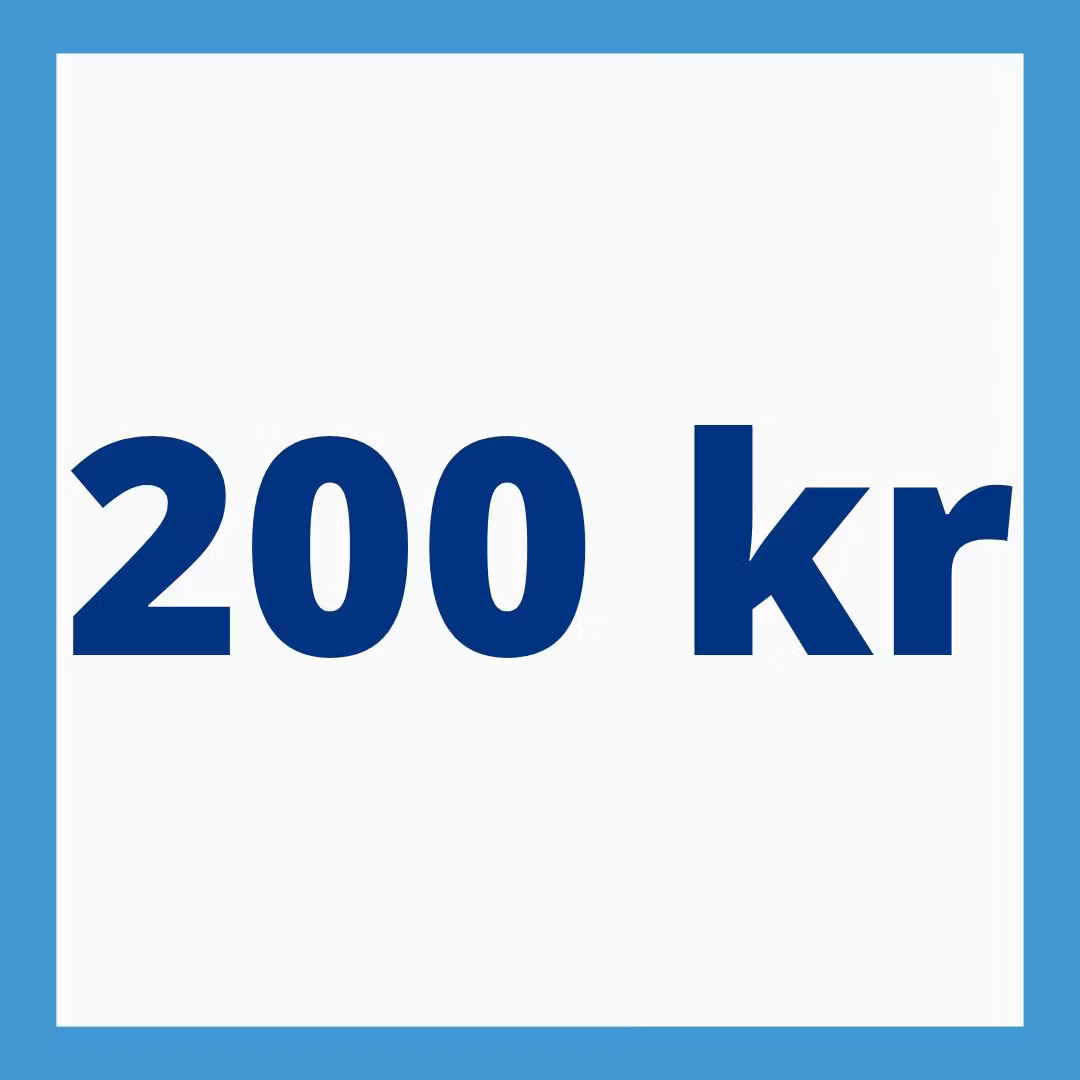 Donera 200 kr
