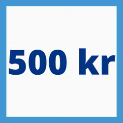 Donera 500 kr