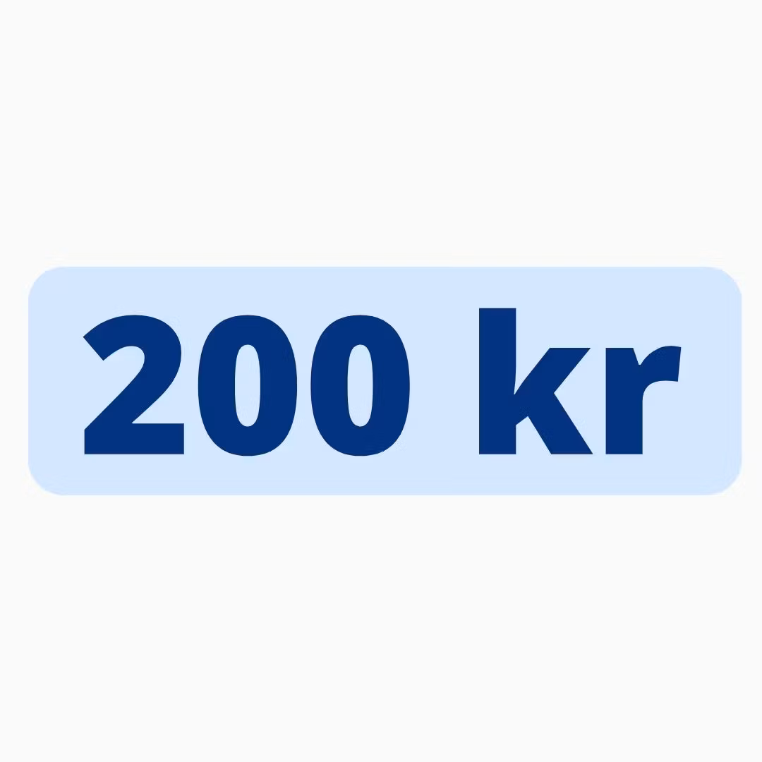 Donera 200 kr