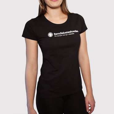 Barndiabetesfondens svart T-shirt