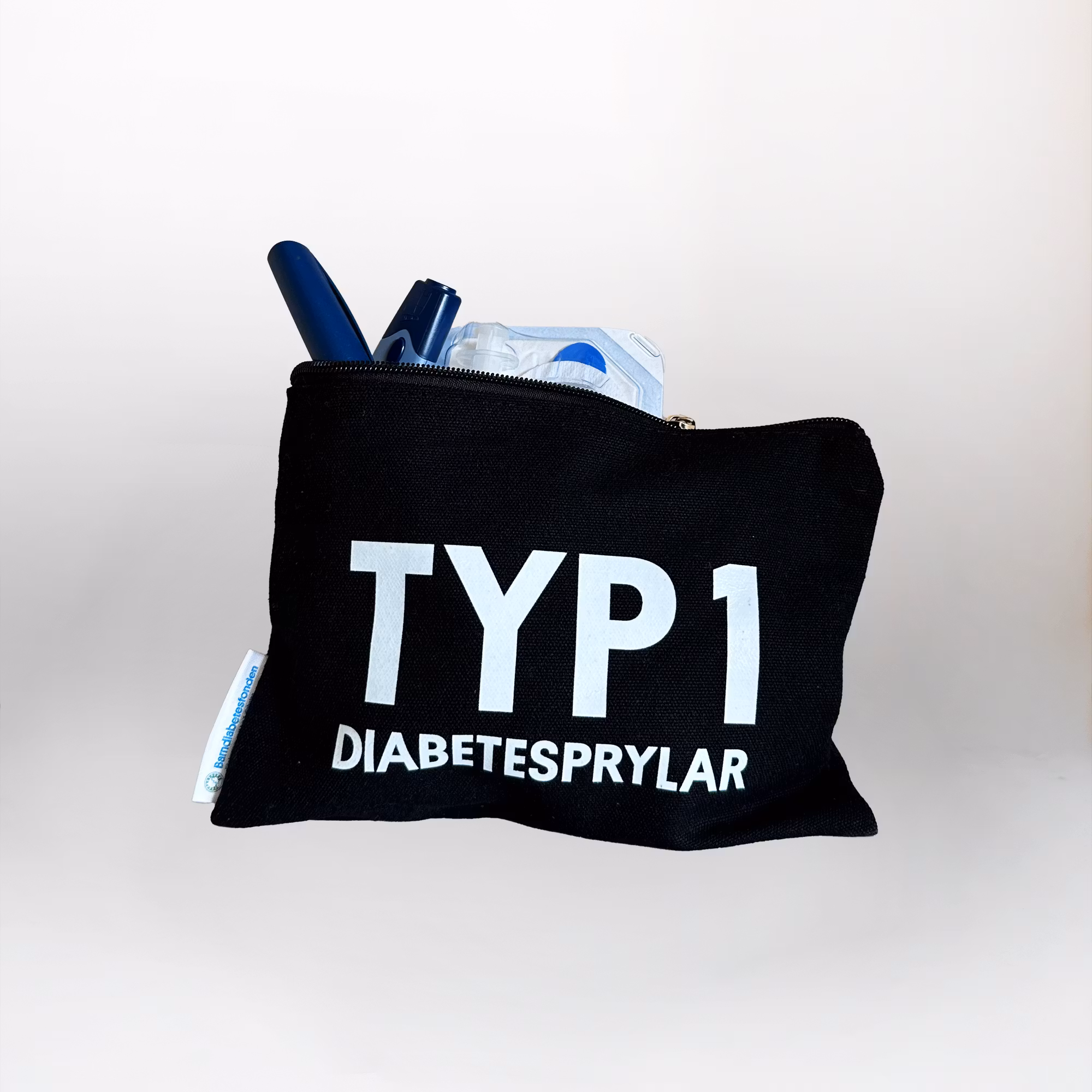 Typ 1-diabetesprylar svart