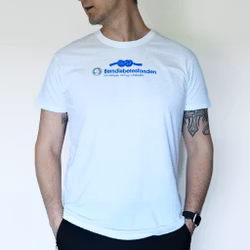 Barndiabetesfondens vita T-shirts Unisex