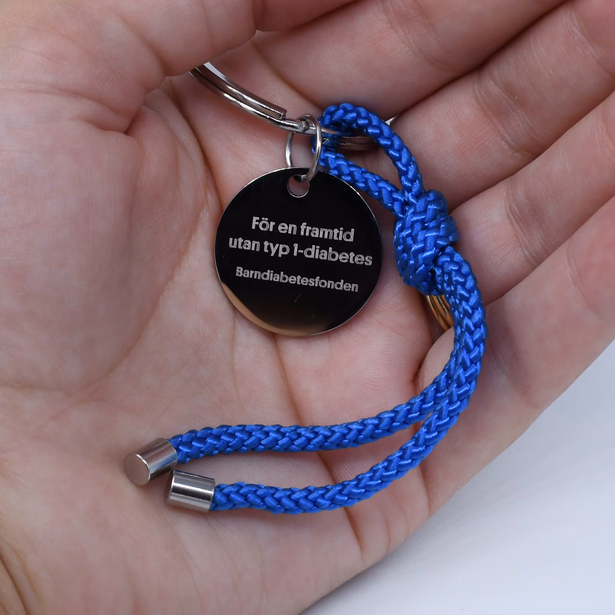 Nyckelring Blå Knuten