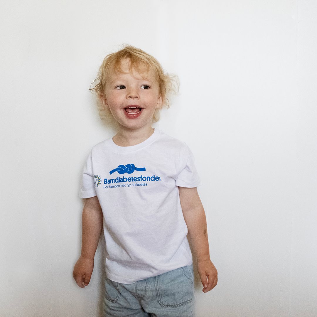 Barndiabetesfondens vita T-shirts Unisex