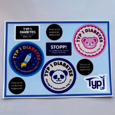 Klistermärken TYP1 UF