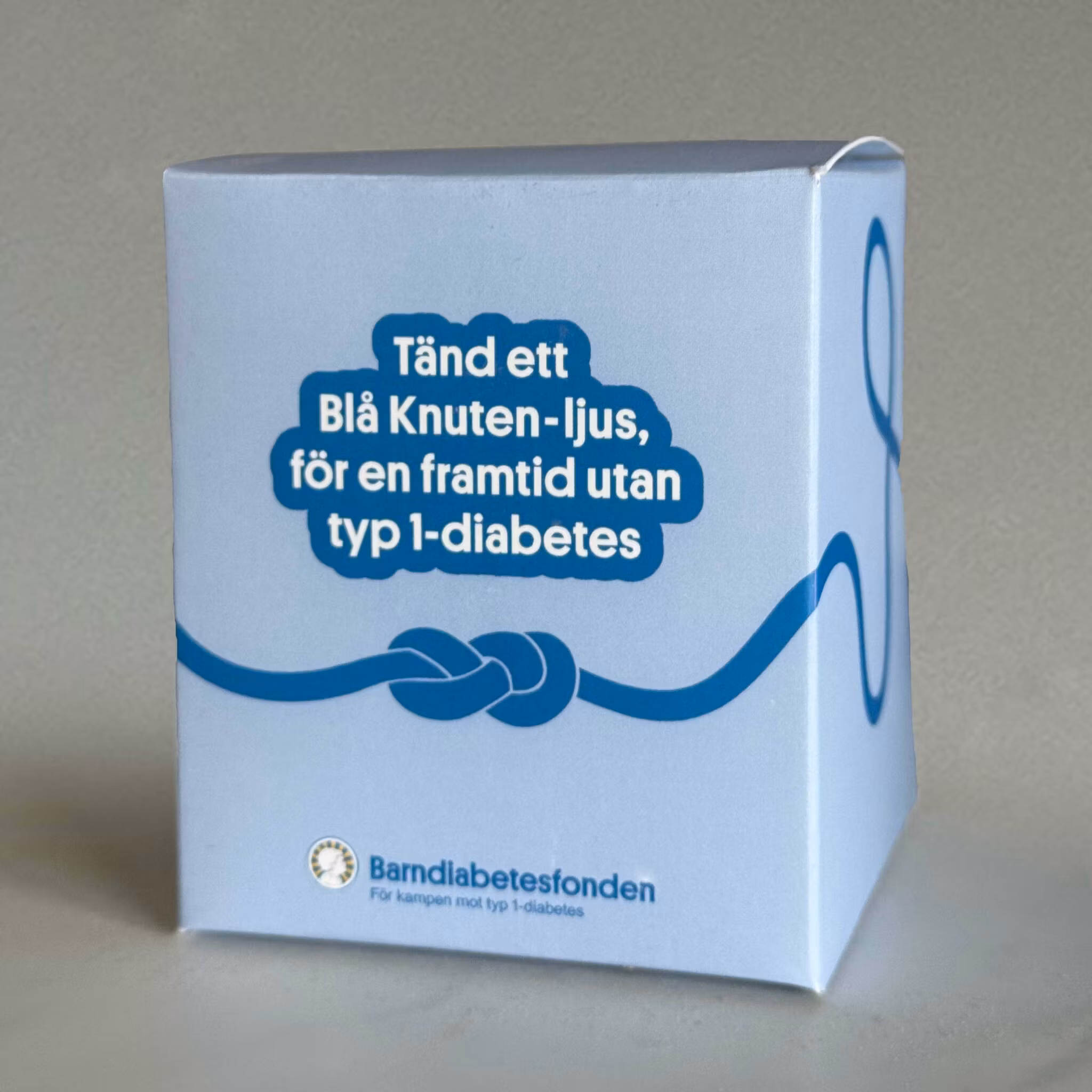 Blå Knuten-ljus